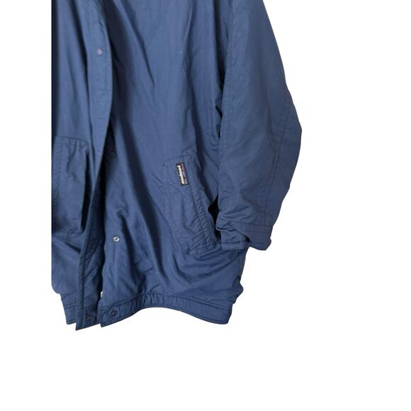 VINTAGE‎ Patagonia Jacket Womens sz M Blue Fleece Lined Made USA 90s Coat - Picture 2 of 4